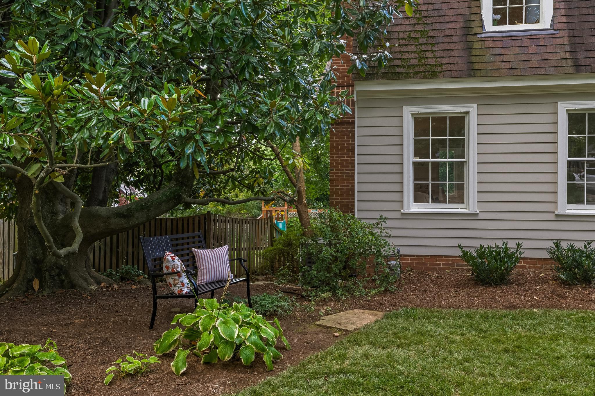 6302 Broad Branch Road Chevy Chase, MD 20815 - Photo 51 of 55 a garden view with a seating space
