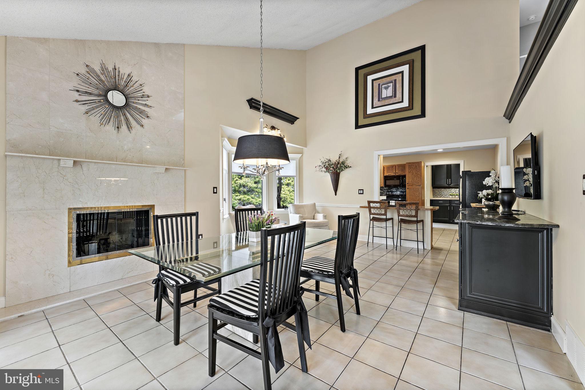 625 Kulp Road Perkiomenville, PA 18074 - Photo 15 of 41 Dining Room and Fireplace