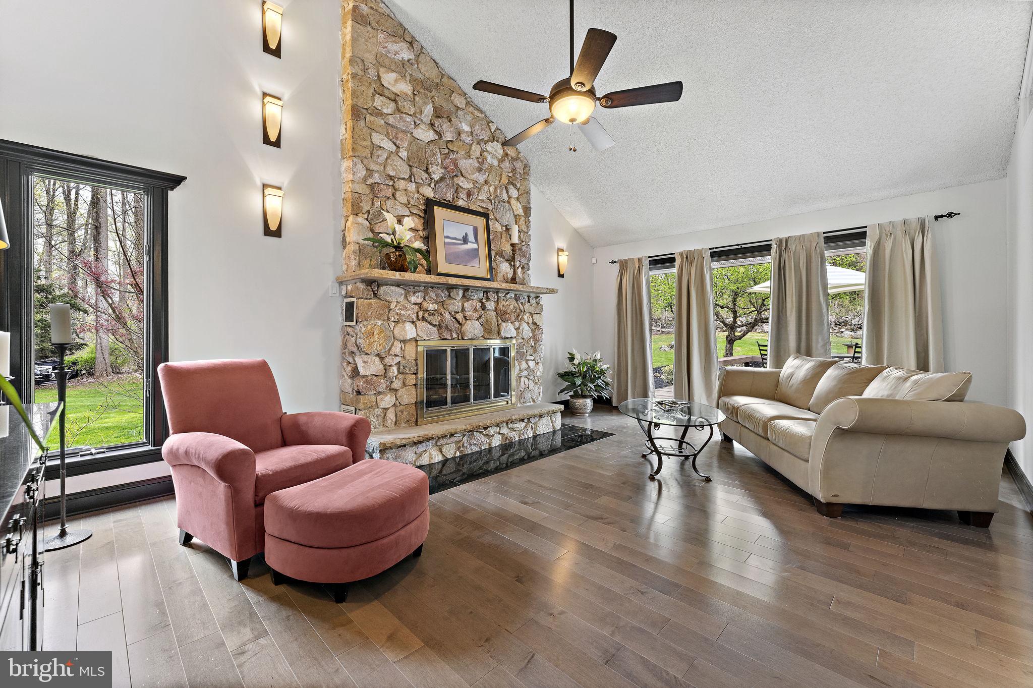 625 Kulp Road Perkiomenville, PA 18074 - Photo 7 of 41 Living Room and Fireplace