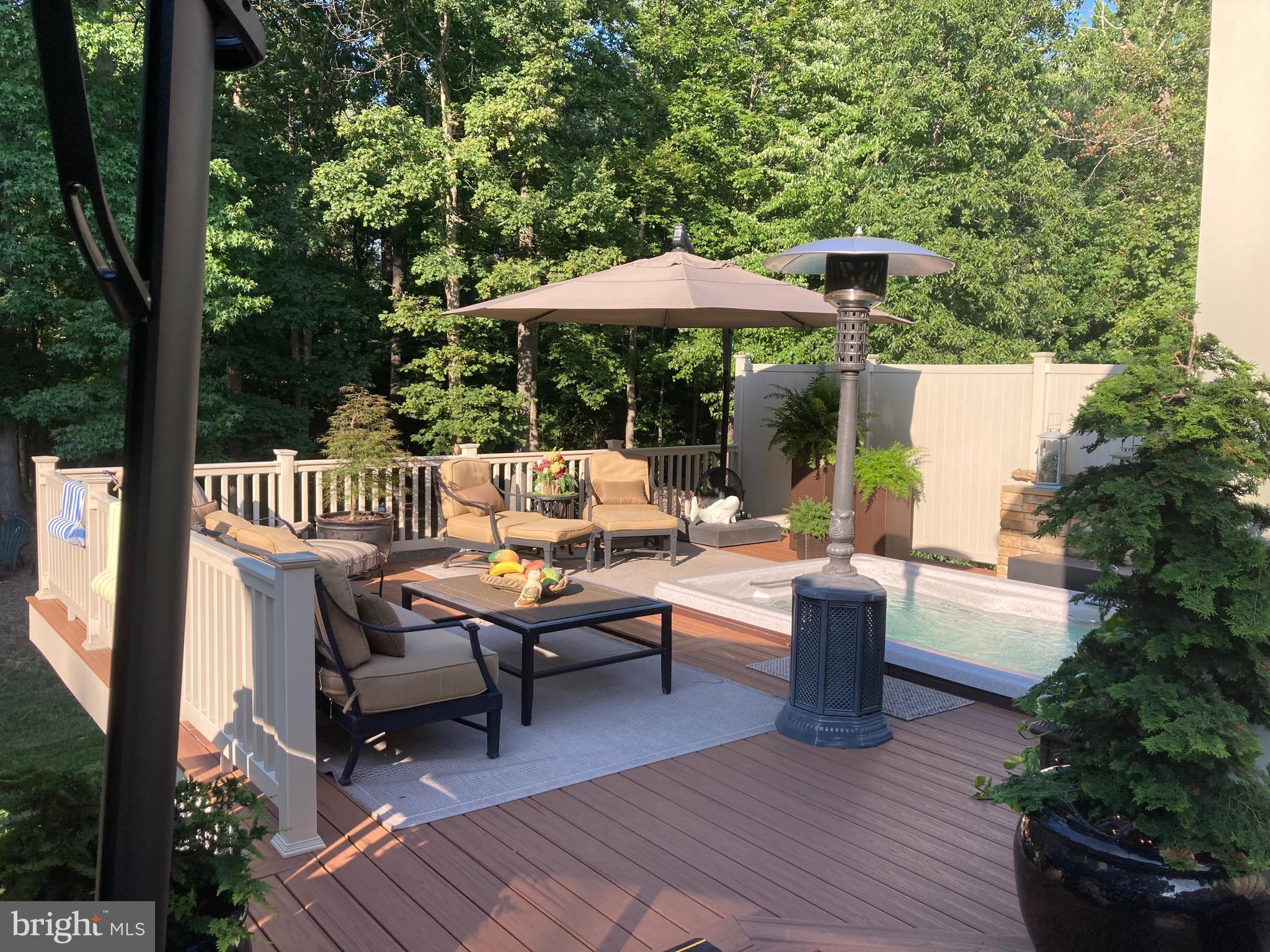 4590 Spring Run Road Warrenton, VA 20187 - Photo 78 of 80 a backyard view with a seating space