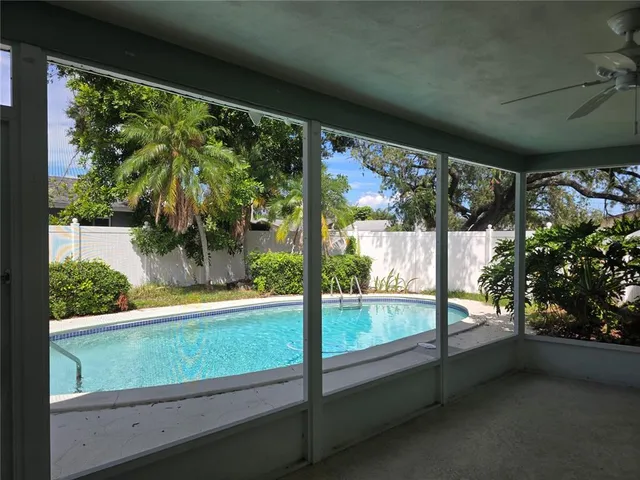 a view of a house with a garden