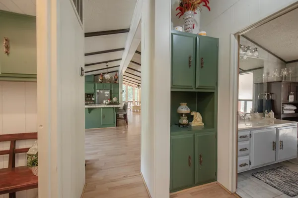 a view of parking space