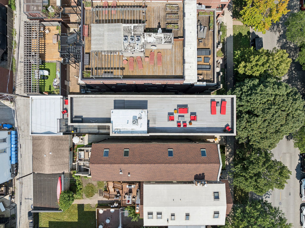 3044 North Racine Avenue, Unit 3 Chicago, IL 60657 - Photo 24 of 29 a bird view of a building