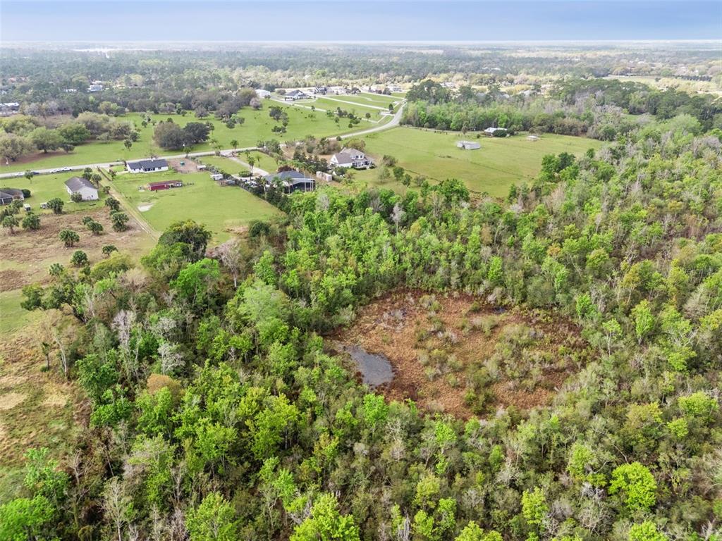1330 Lake Mills Road Chuluota, FL 32766 - Photo 53 of 59 an aerial view of residential houses with outdoor space and trees