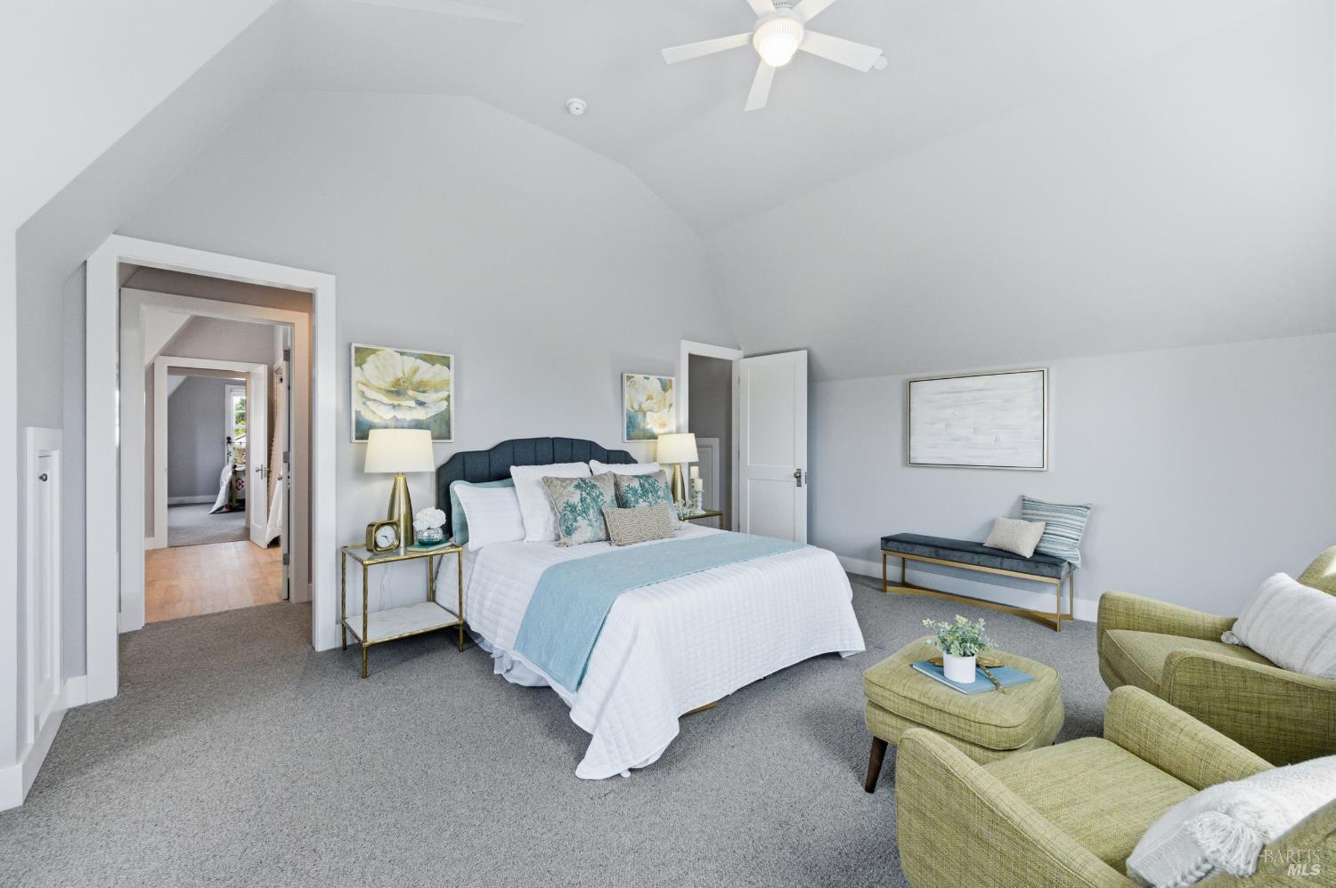 1829 3rd Street Napa, CA 94559 - Photo 30 of 51 Second upstairs bedroom with sitting area