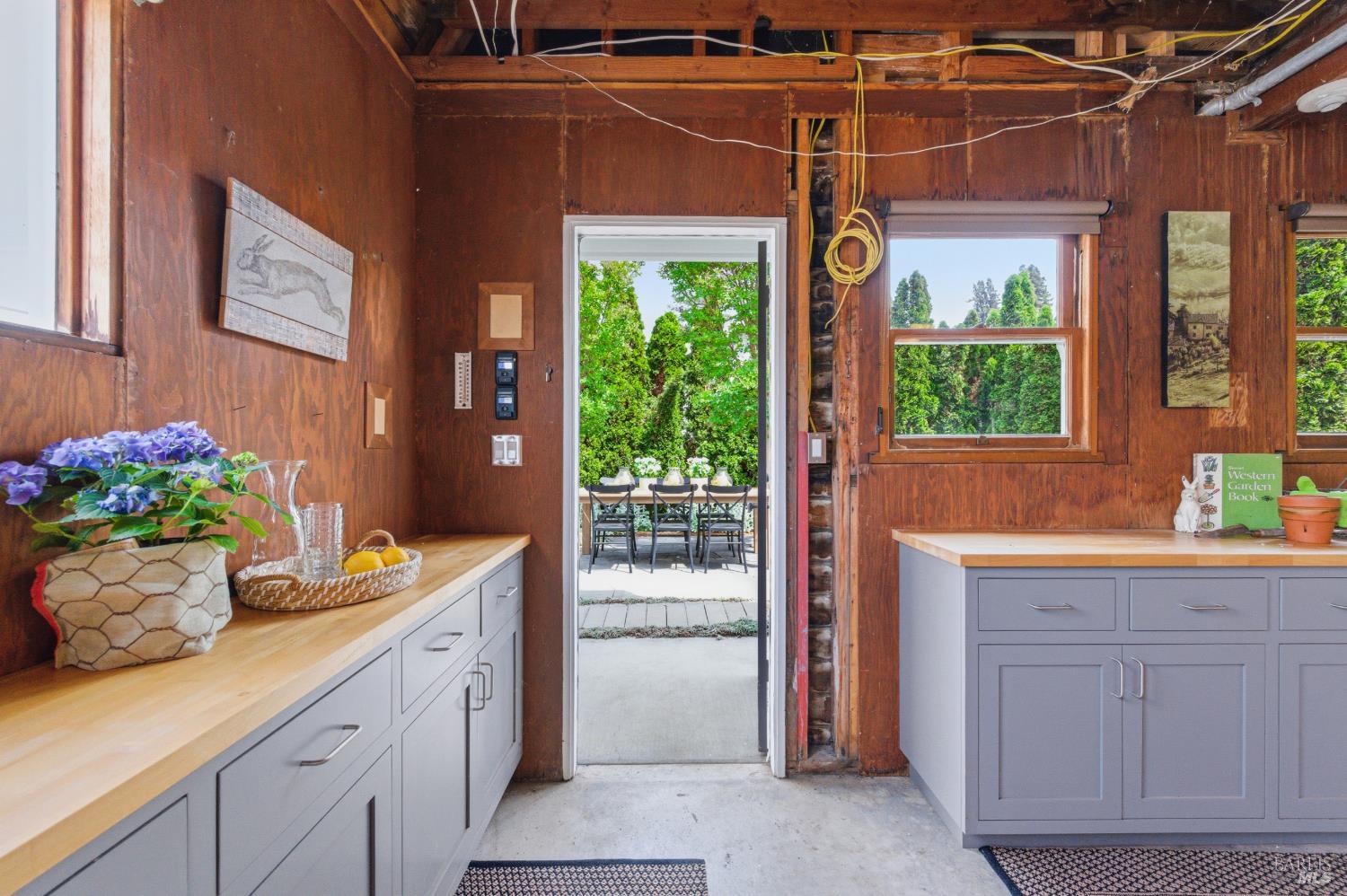 1829 3rd Street Napa, CA 94559 - Photo 35 of 51 Backyard courtyard entrance to garage