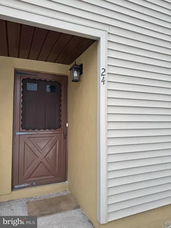 a view of front door