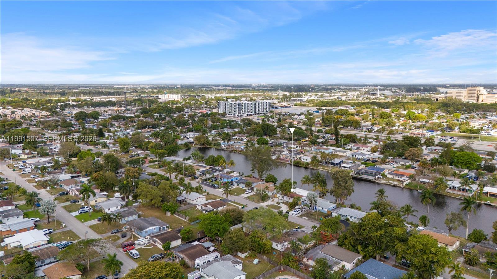4157 Southwest 49th Court Dania Beach, FL 33314 - Photo 45 of 46 an aerial view of multiple house with outdoor space