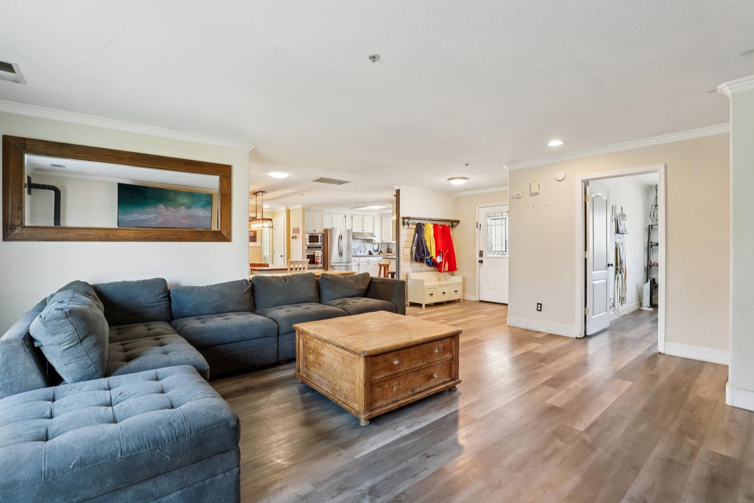 11213 Colony Road Wilton, CA 95693 - Photo 12 of 48 a living room with furniture and a wooden floor