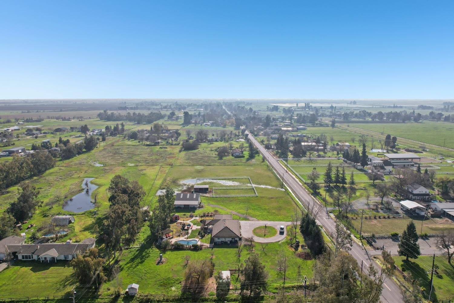 11213 Colony Road Wilton, CA 95693 - Photo 47 of 48 an aerial view of residential houses with outdoor space