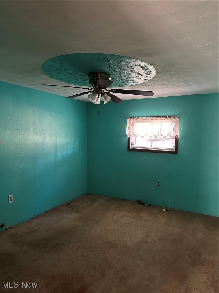 44952 Moose Ridge Road Woodsfield, OH 43793 - Photo 37 of 48 Bedroom with a ceiling fan and carpet