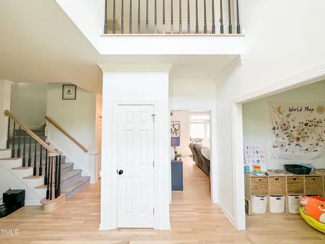 a living room filled with furniture and a table