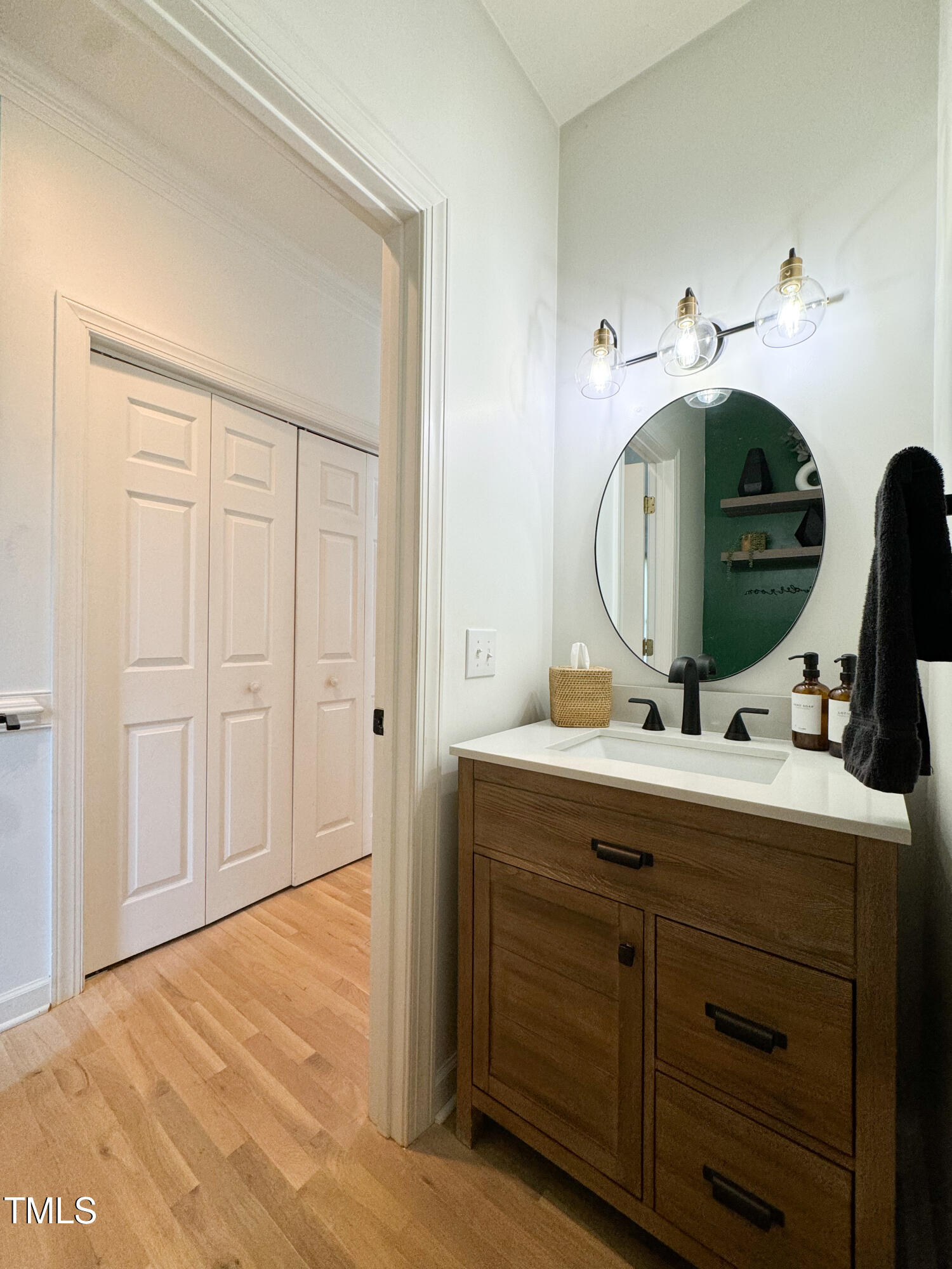 120 Denada Path Roxboro, NC 27574 - Photo 20 of 44 a en suite bathroom with a double vanity sink and a mirror