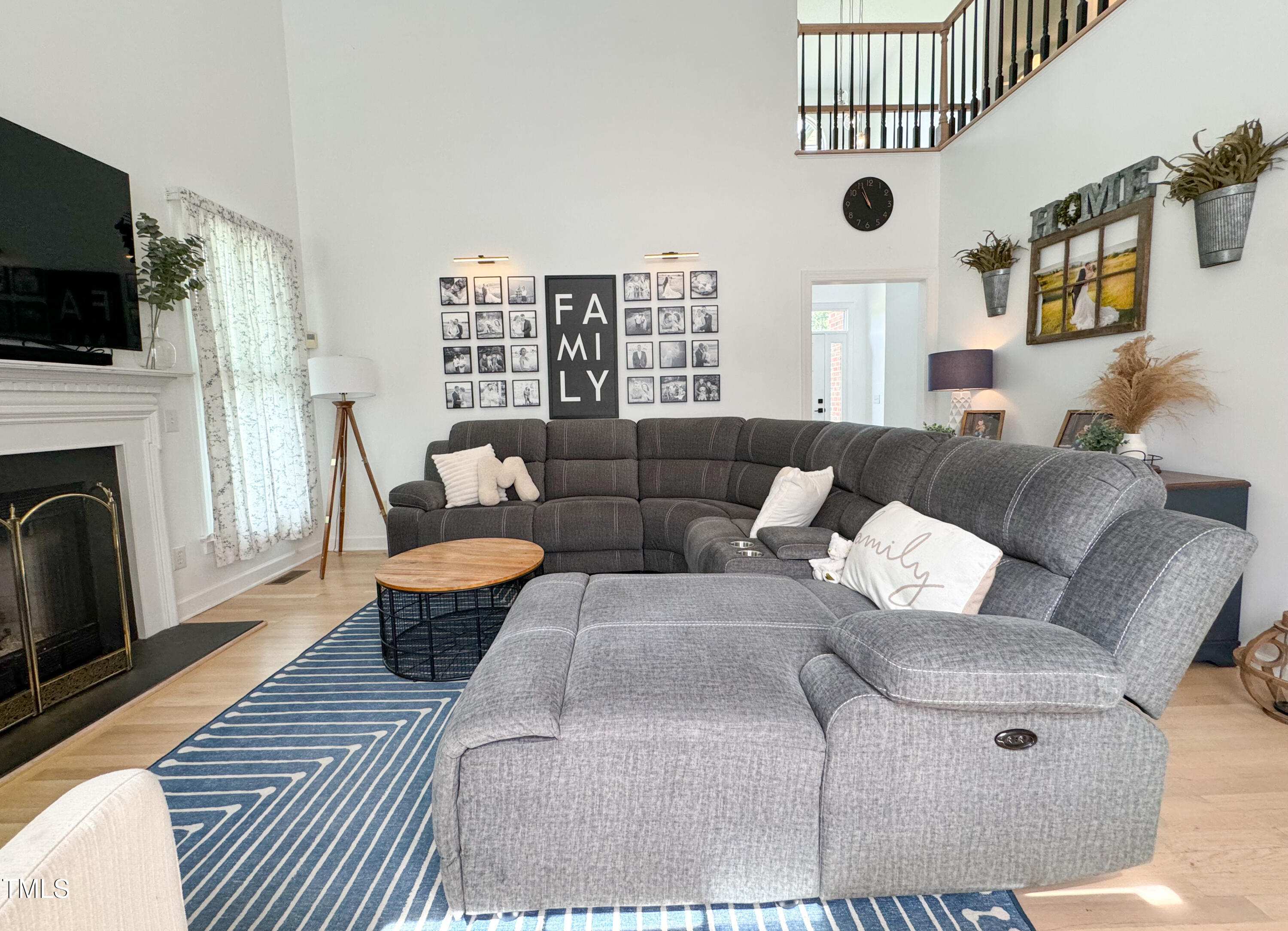 120 Denada Path Roxboro, NC 27574 - Photo 6 of 44 a living room with furniture and a flat screen tv