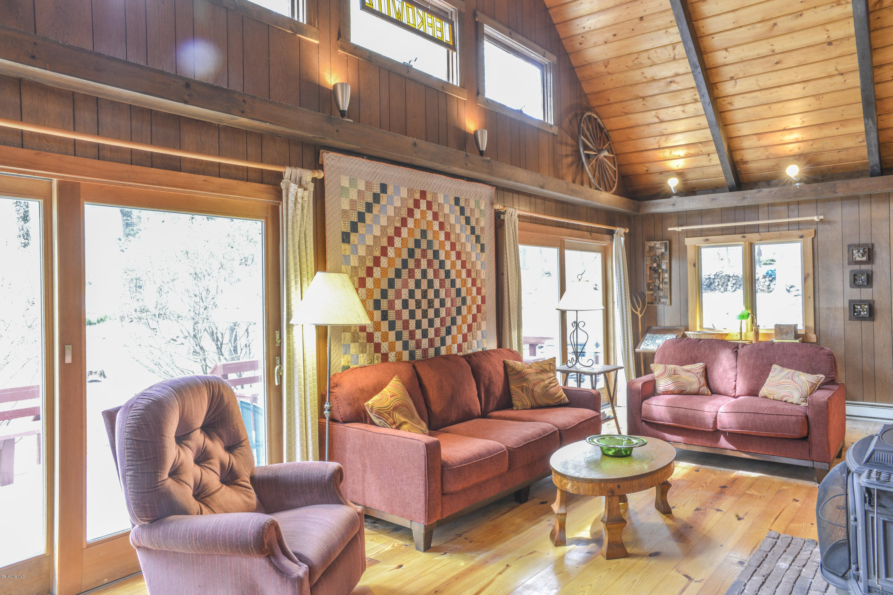43 Path Road Tolland, MA 01034 - Photo 13 of 35 a living room with furniture and a large window