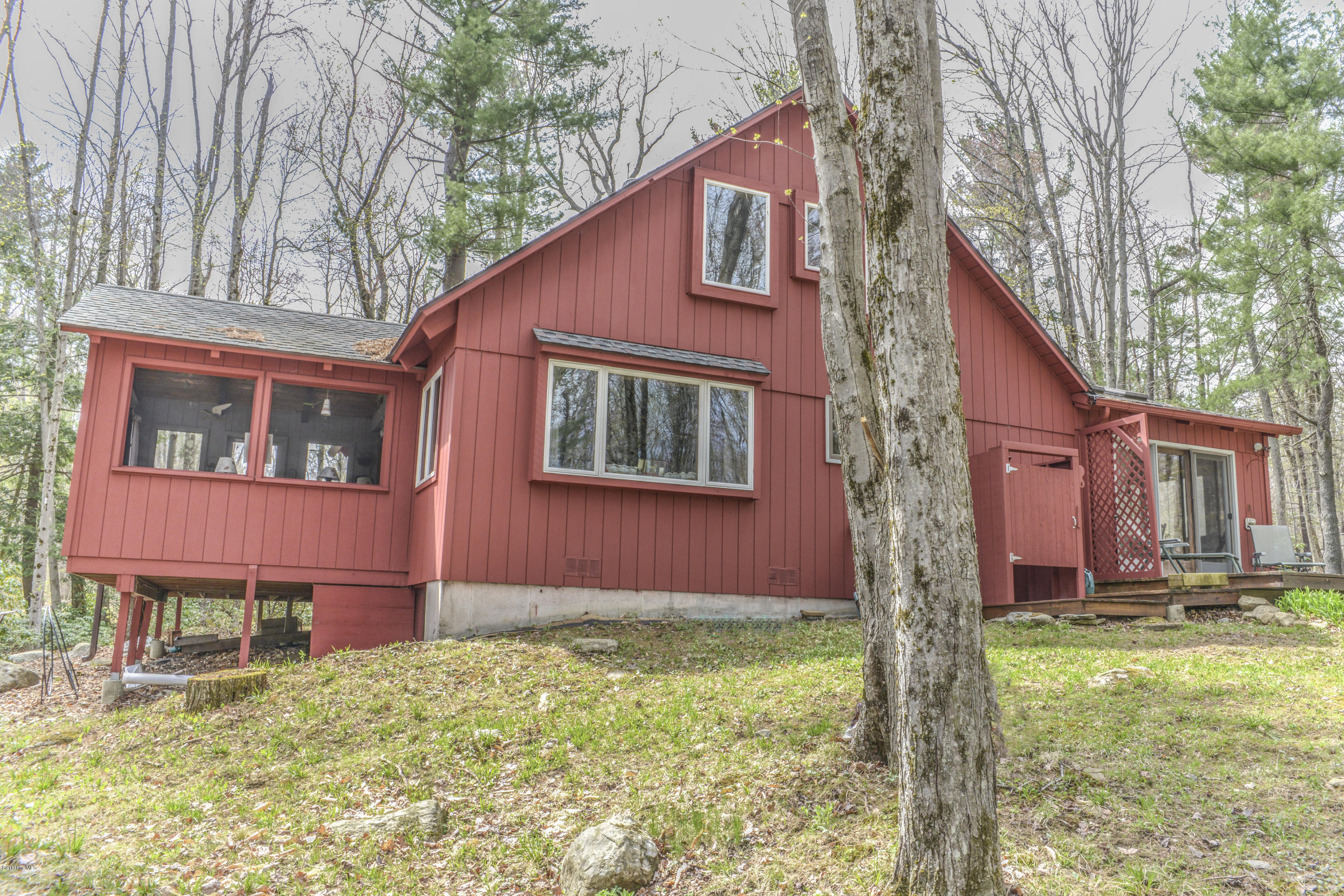 43 Path Road Tolland, MA 01034 - Photo 28 of 35 a view of a house with a yard