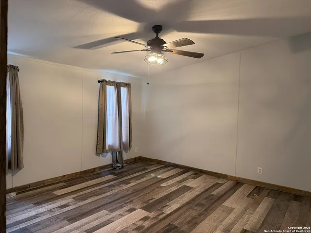 wooden floor in an empty room