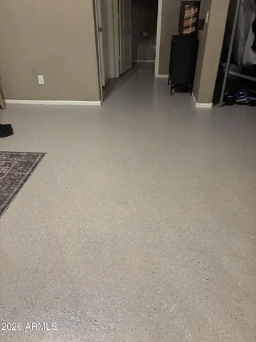 a view of a closet area