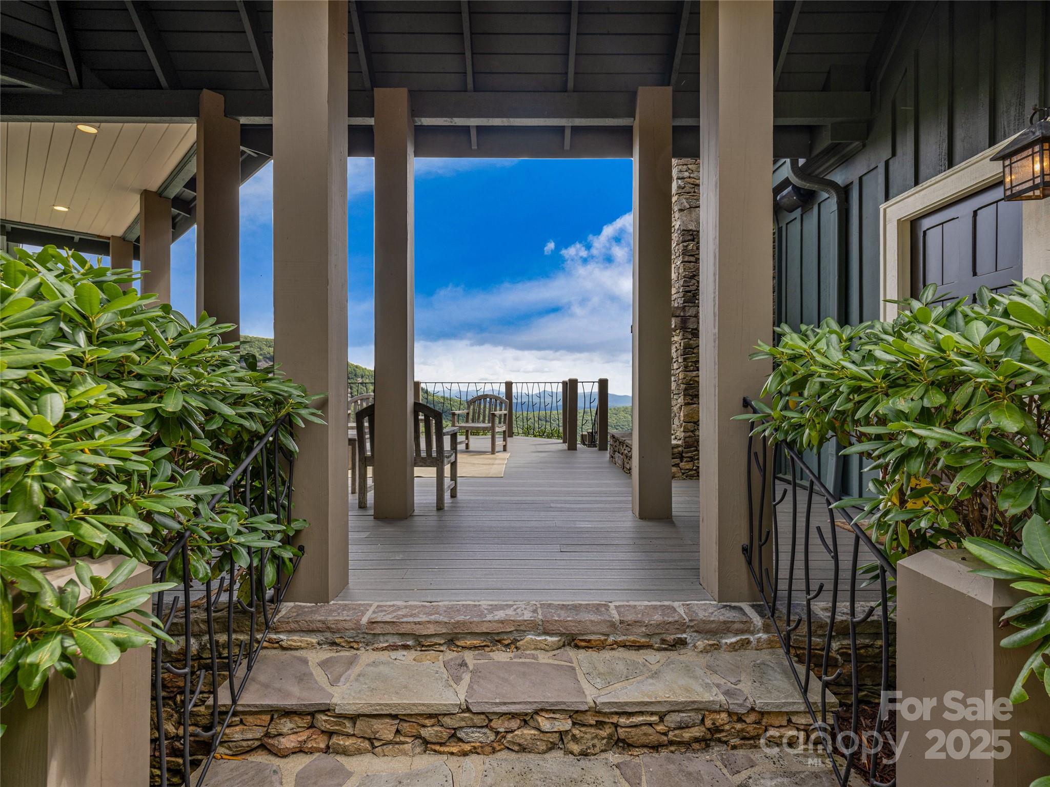 770 Mdw Rdg Drive Lake Toxaway, NC 28747 - Photo 45 of 48 a view of a porch