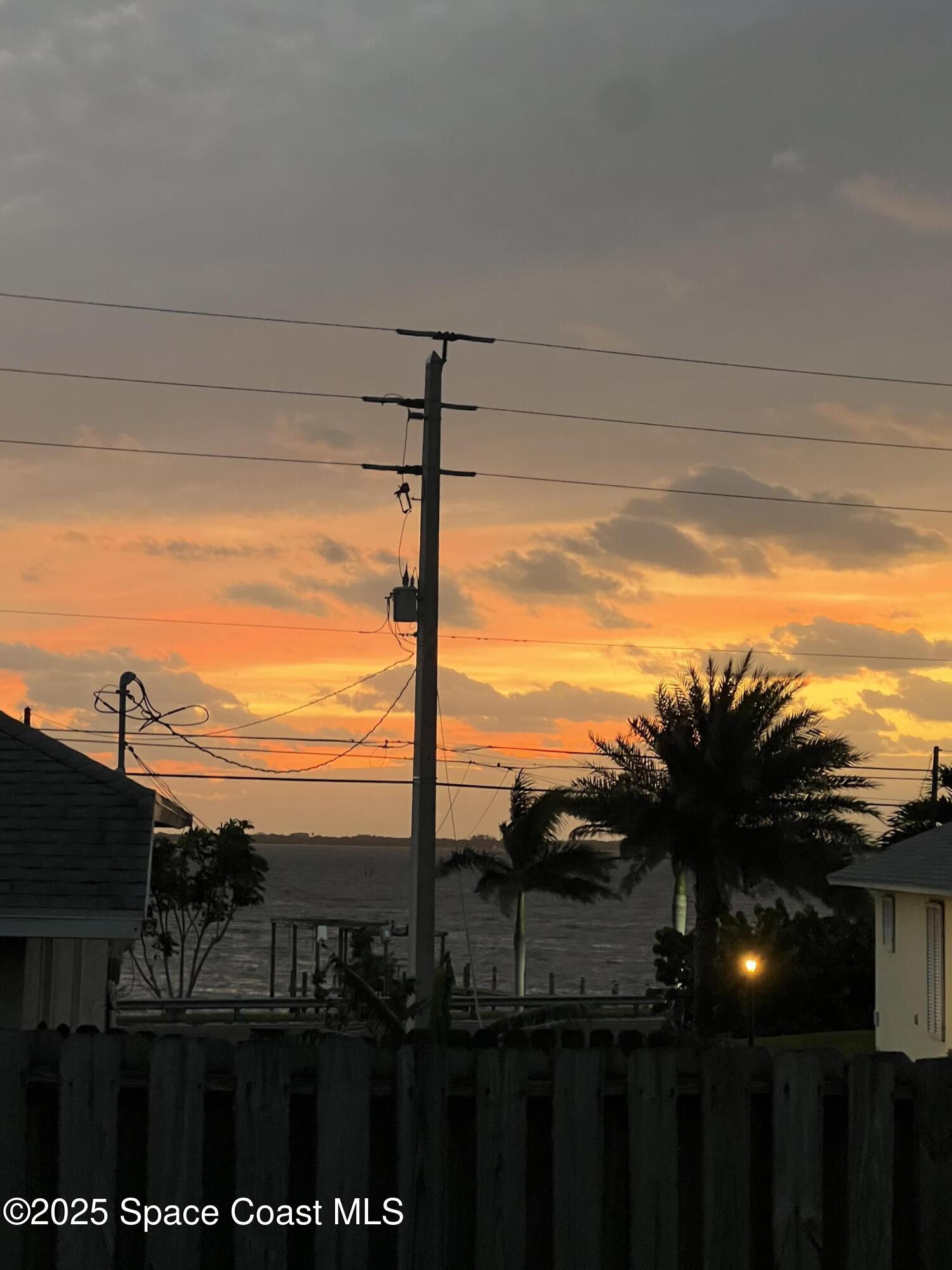 7215 Blue Shore Road Grant, FL 32949 - Photo 24 of 30 Sunset from Deck