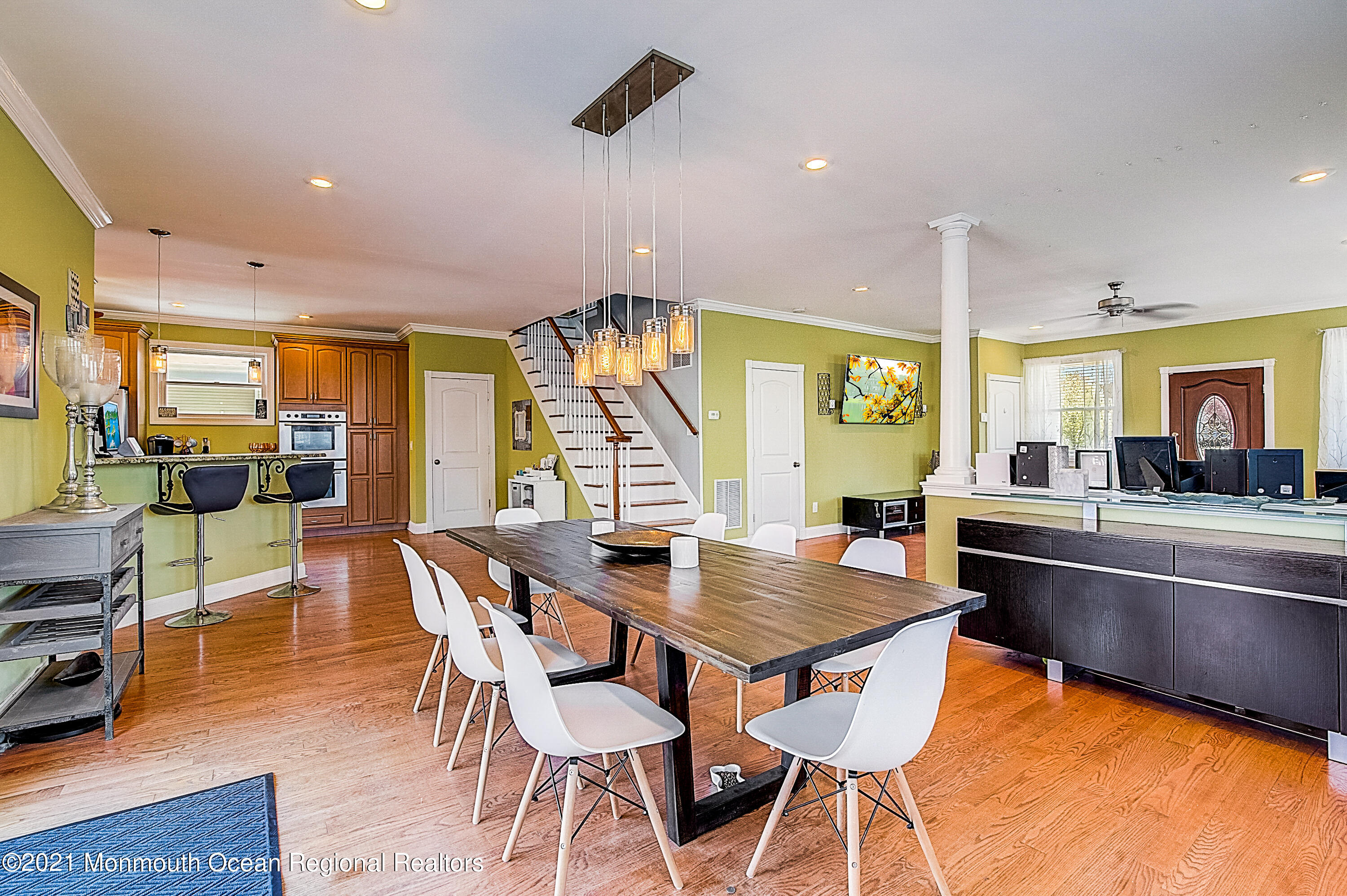 286 Main Street Middletown, NJ 07758 - Photo 16 of 69 a dining room with furniture and wooden floor