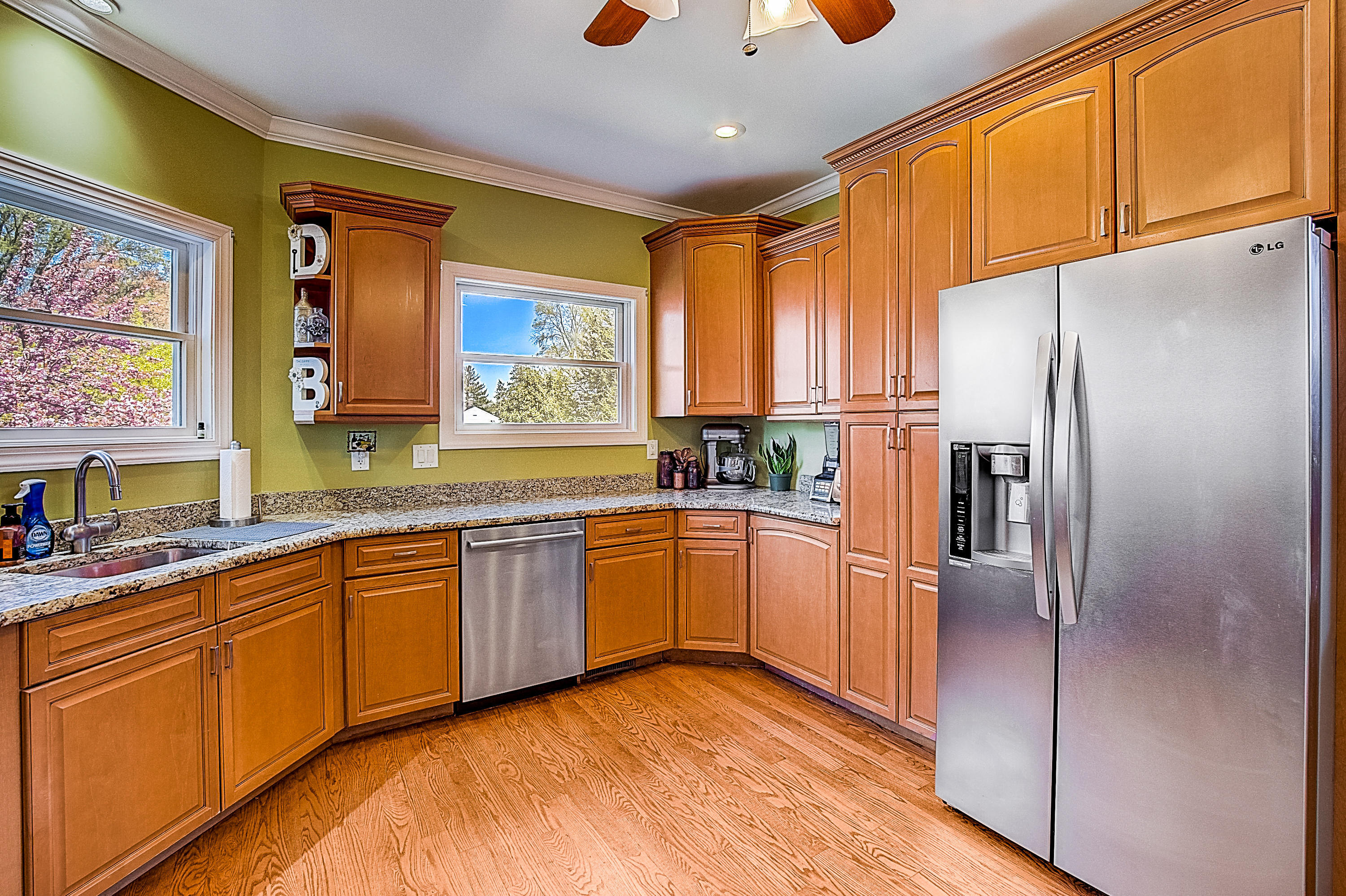 286 Main Street Middletown, NJ 07758 - Photo 23 of 69 a kitchen with stainless steel appliances granite countertop a refrigerator and a stove top oven