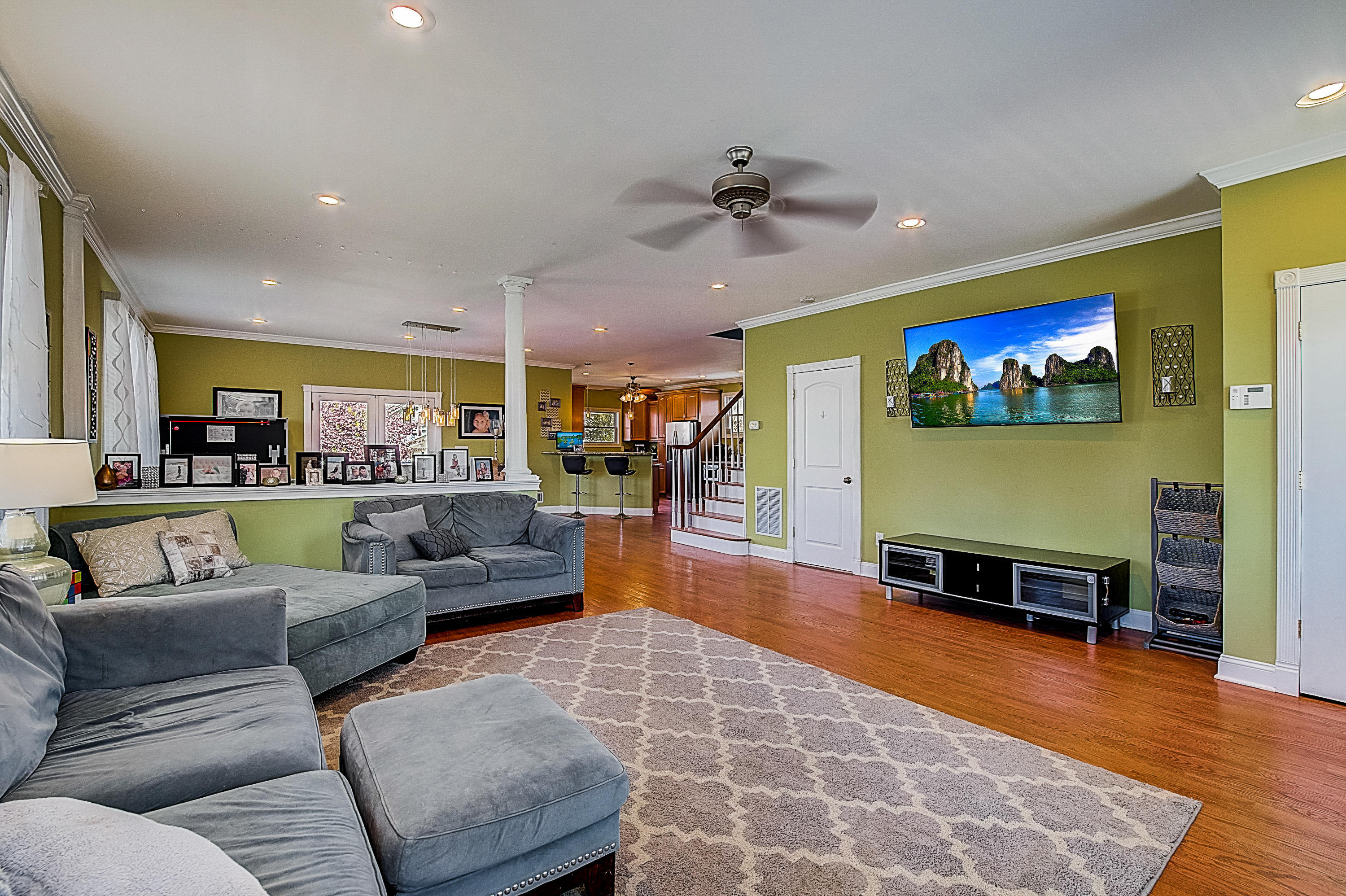 286 Main Street Middletown, NJ 07758 - Photo 9 of 69 a living room with furniture and a flat screen tv