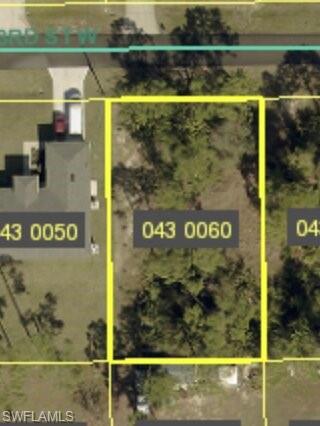 4009 3rd Street West Lehigh Acres, FL 33971 - Photo 1 of 1 Map of property location with property boundaries highlighted
