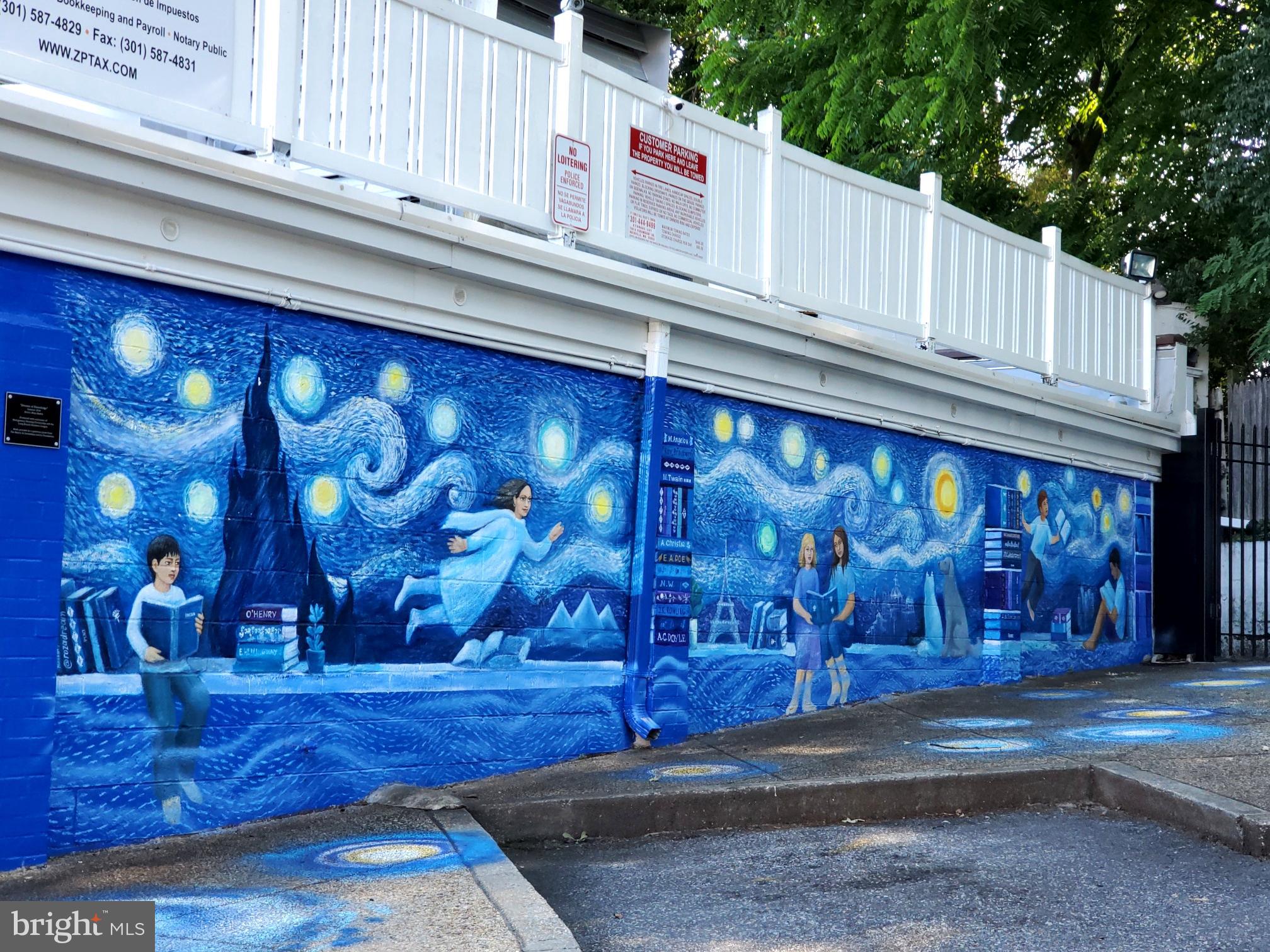 8512-12-2 Manchester Road, Unit 122 Silver Spring, MD 20901 - Photo 34 of 40 Artsy Mural in the neighborhood!