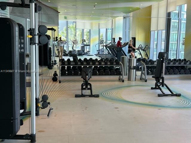 Edgewater Miami, FL 33137 - Photo 53 of 65 a view of a room with gym equipment