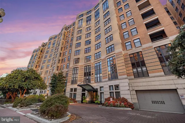 a front view of a building