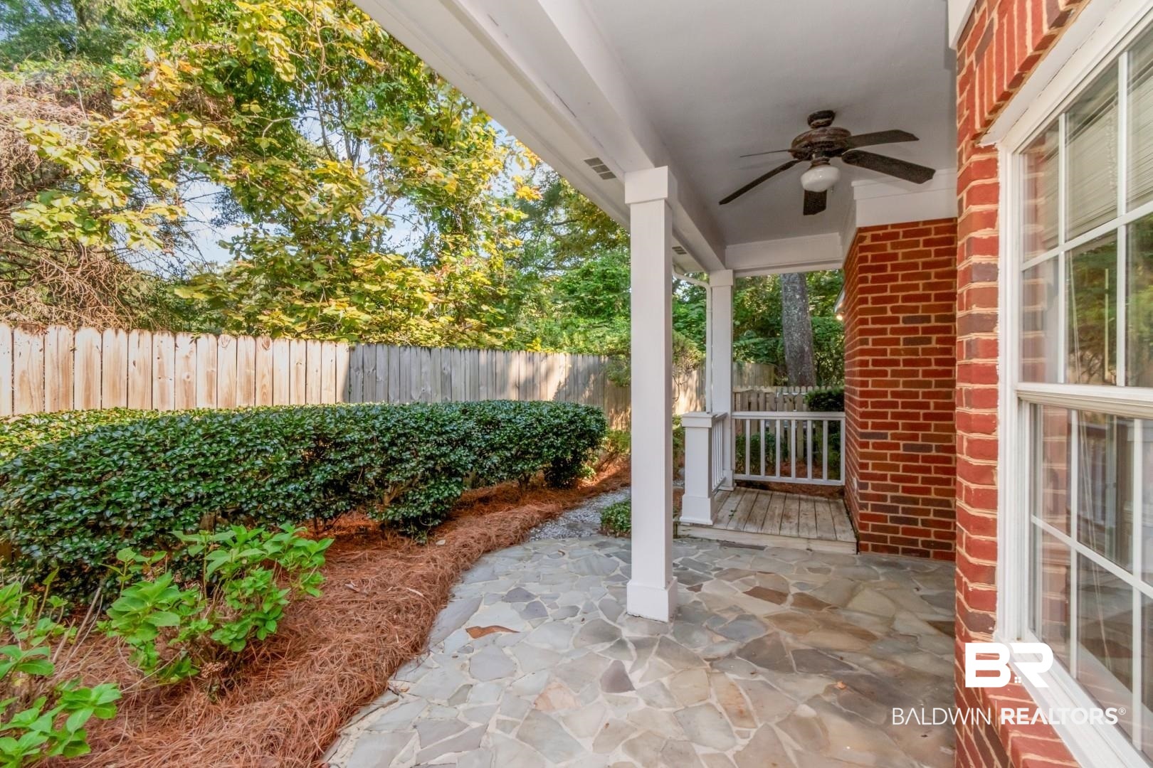 105 McHugh Lane Mobile, AL 36608 - Photo 25 of 30 View of patio / terrace with ceiling fan