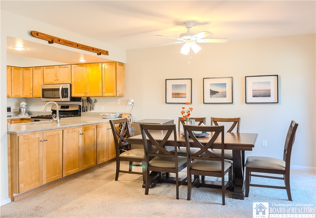4406 West Lake Road Chautauqua, NY 14757 - Photo 14 of 29 The kitchen opens to the Dining Area