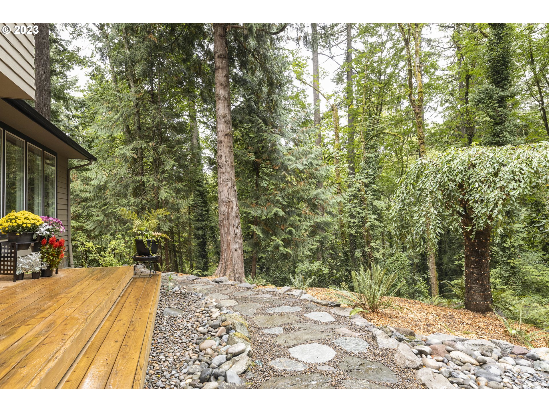 9732 Southwest 18th Place Portland, OR 97219 - Photo 6 of 45 a view of a backyard of the house