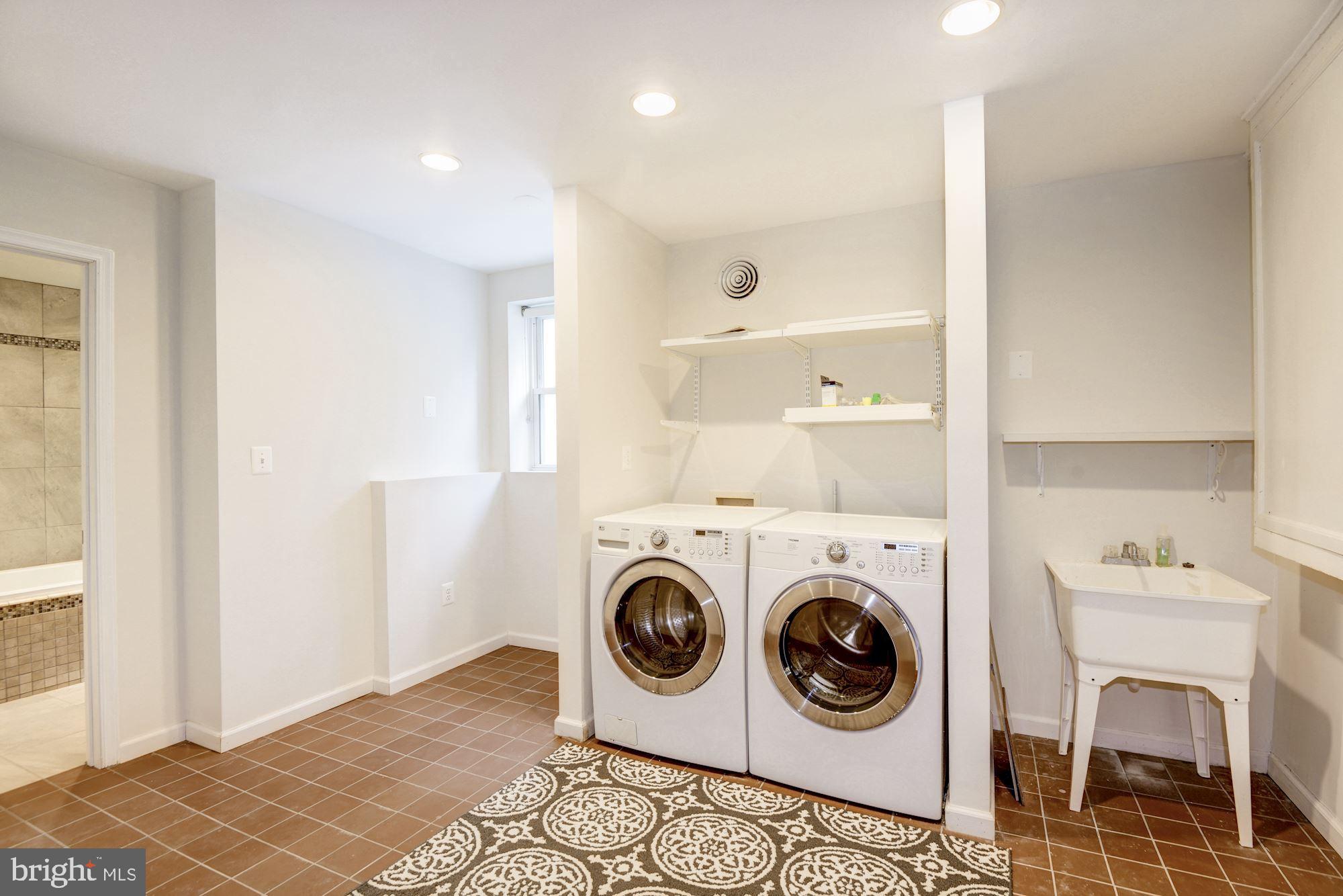 1225 Perry Street Northeast Washington, DC 20017 - Photo 24 of 29 Lower Level Laundry