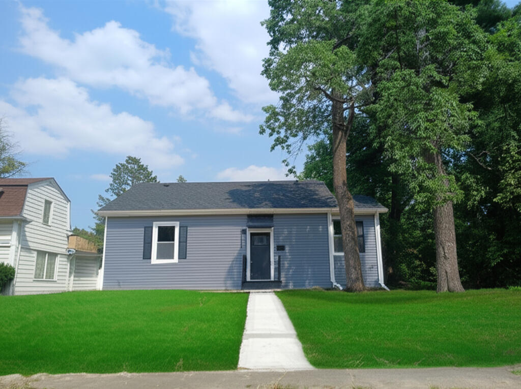 4365 Adams Street Gary, IN 46408 - Photo 27 of 68 a front view of a house with a garden