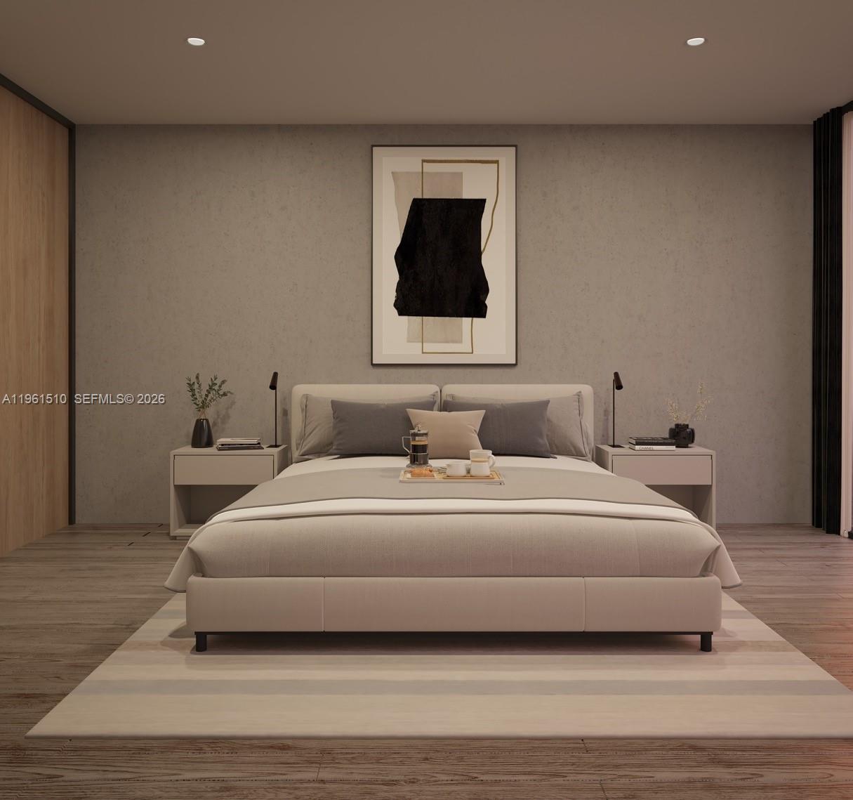 1136 Southwest 3rd Avenue, Unit 609 Miami, FL 33130 - Photo 8 of 14 a spacious bedroom with a bed and window