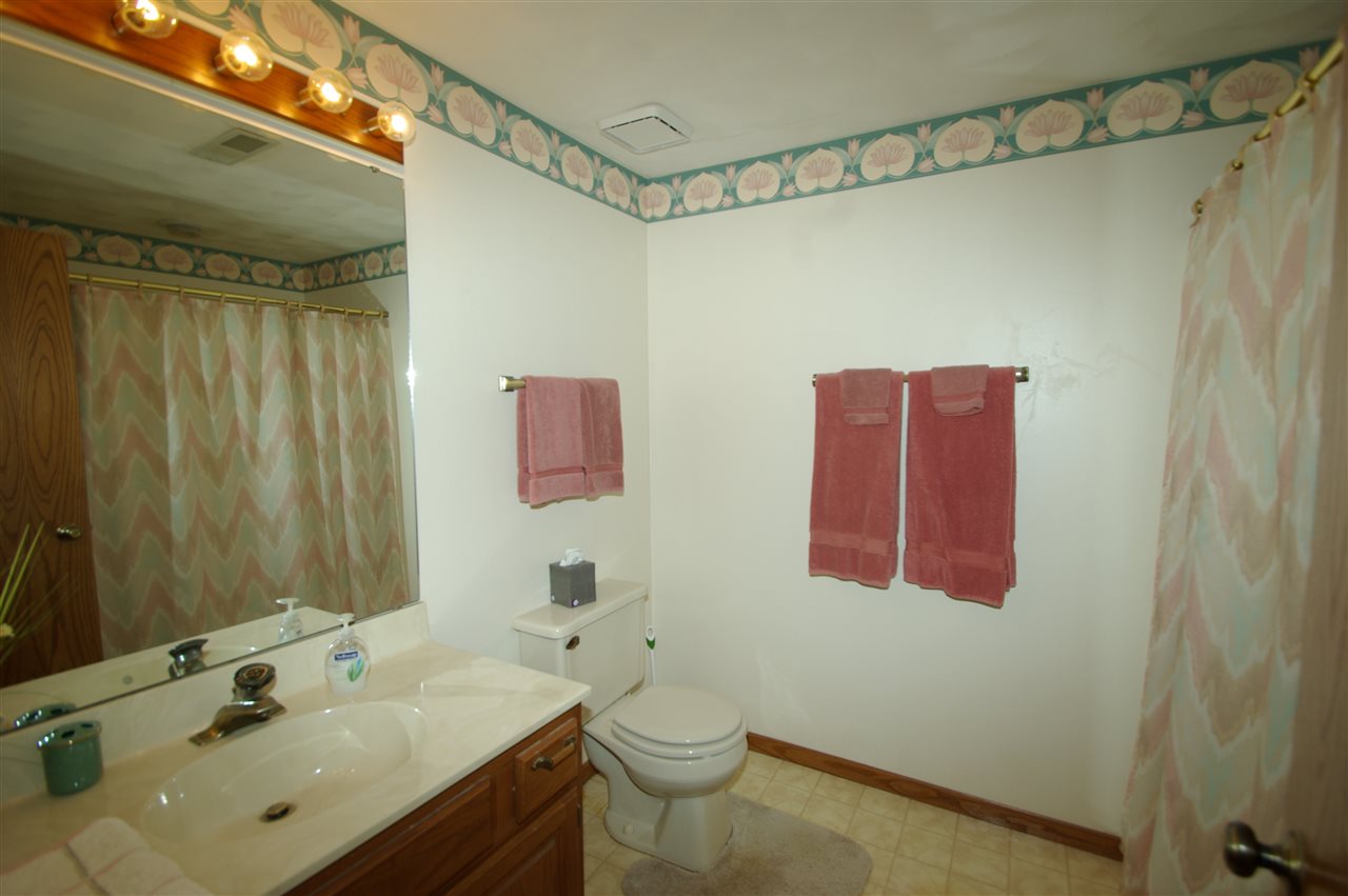 8638 Rote Road Rockford, IL 61107 - Photo 21 of 25 a bathroom with a sink vanity mirror and toilet