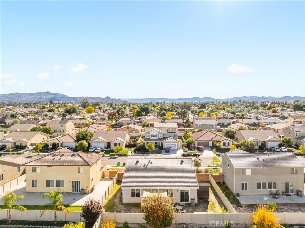 468 Bristolwood Road Hemet, CA 92543 - Photo 52 of 55 an aerial view of residential houses with city view