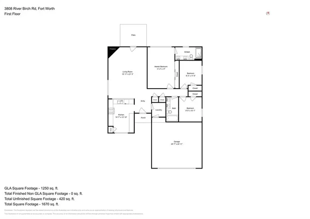 $1,835 | 3808 River Birch Road, Fort Worth, TX 76137