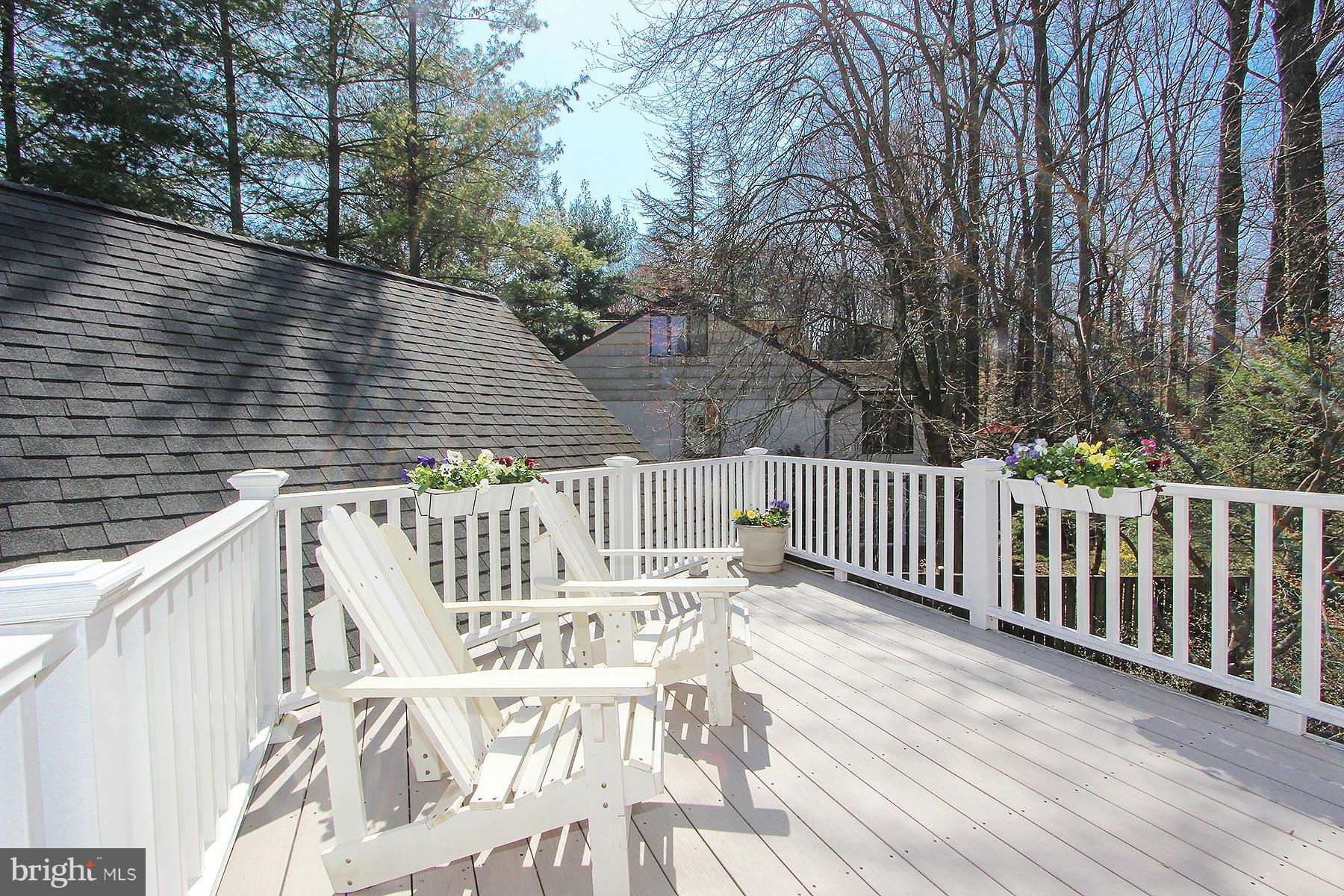 8536 West Howell Road Bethesda, MD 20817 - Photo 15 of 29 Wonderful private deck off Bedroom #3