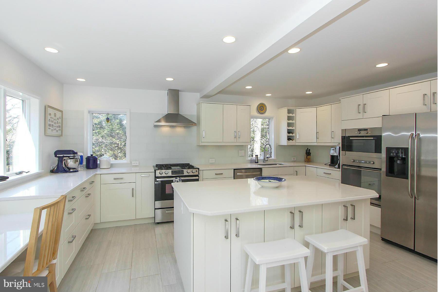 8536 West Howell Road Bethesda, MD 20817 - Photo 9 of 29 Your new Kitchen w/built-in desk & island