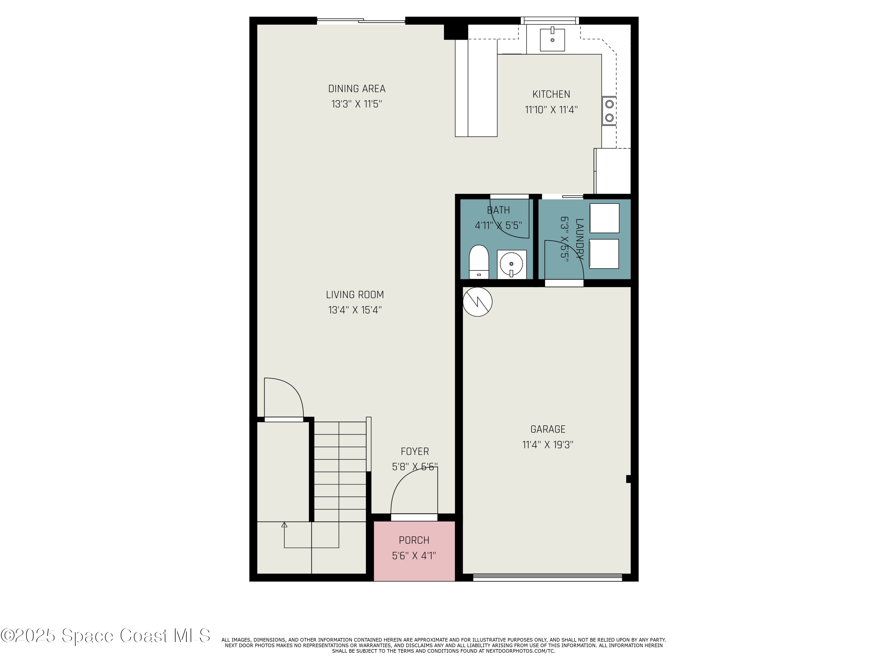 609 Cedar Side Circle Northeast Palm Bay, FL 32905 - Photo 18 of 19 a picture of a floor plan
