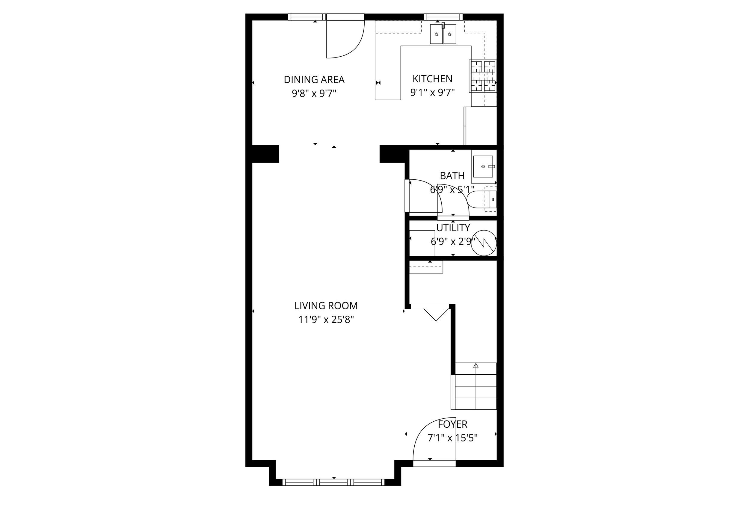 11742 Broadway Crown Point, IN 46307 - Photo 40 of 41 a picture of a floor plan