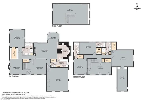 $1,200,000 | 175 Shady Pond Road, Providence, NC 27315