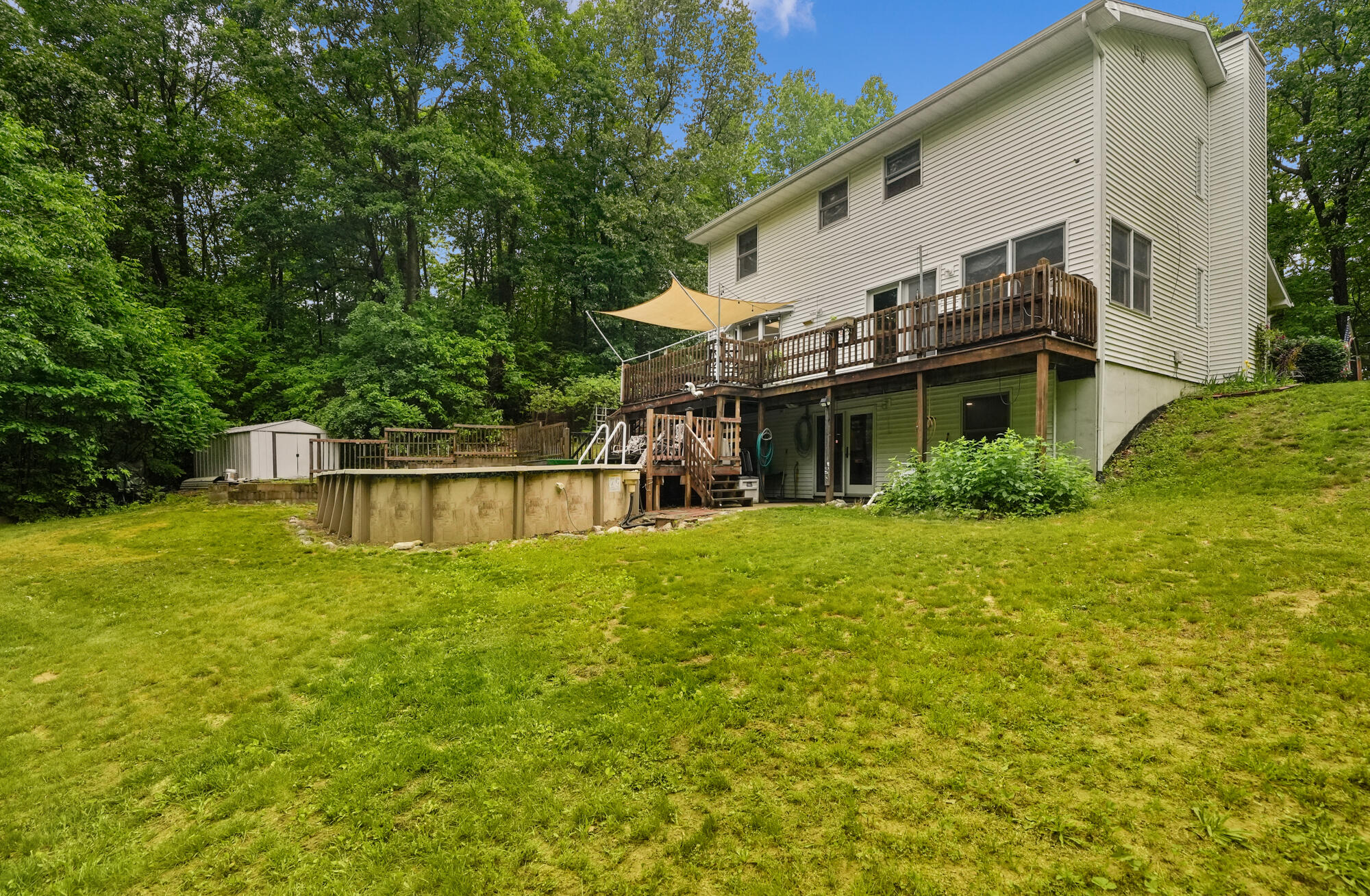 21537 Kendaville Road Pierson, MI 49339 - Photo 38 of 52 Rear Elevation