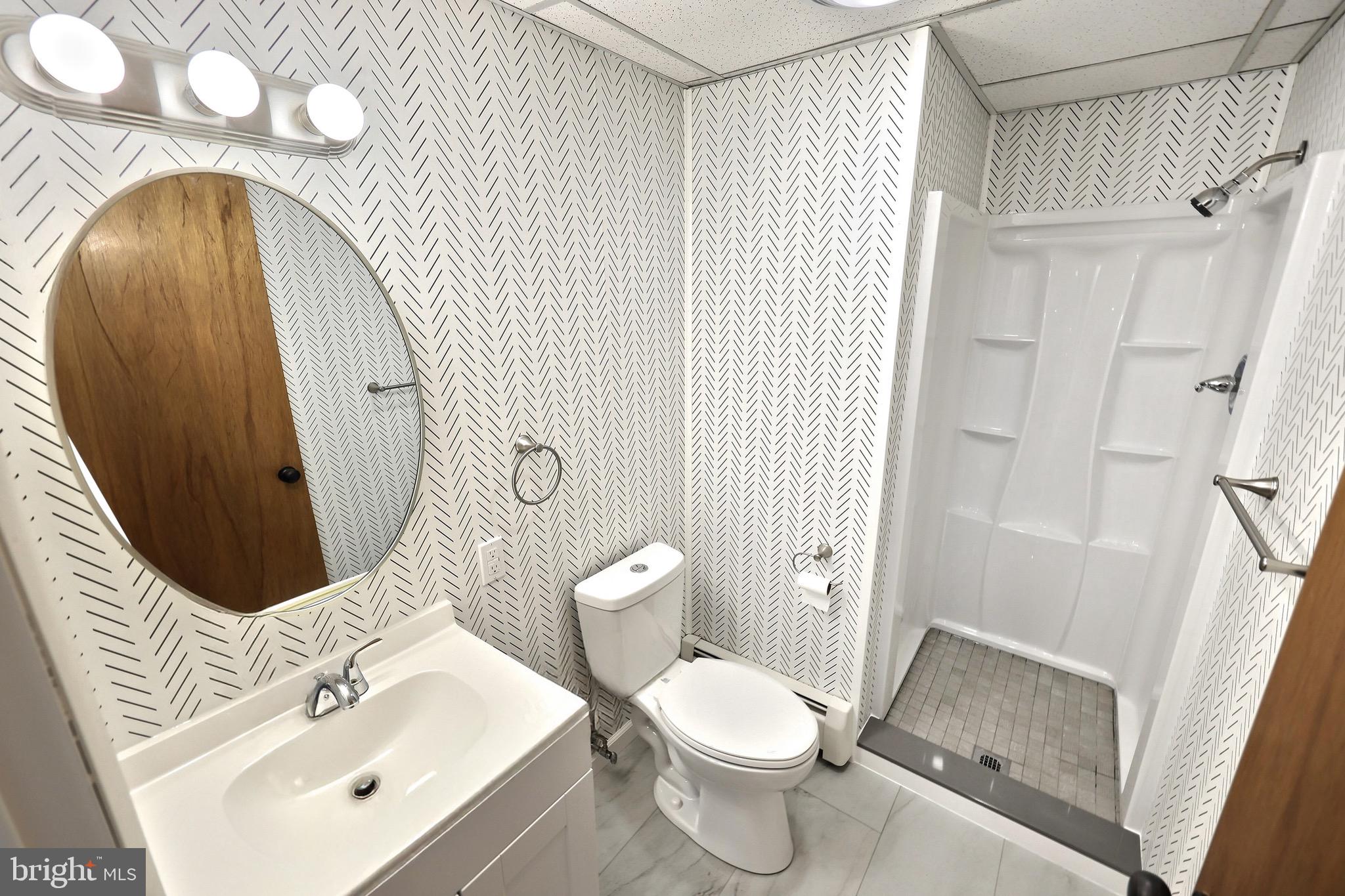 1825 White Hall Road Littlestown, PA 17340 - Photo 25 of 89 a bathroom with a toilet sink and mirror