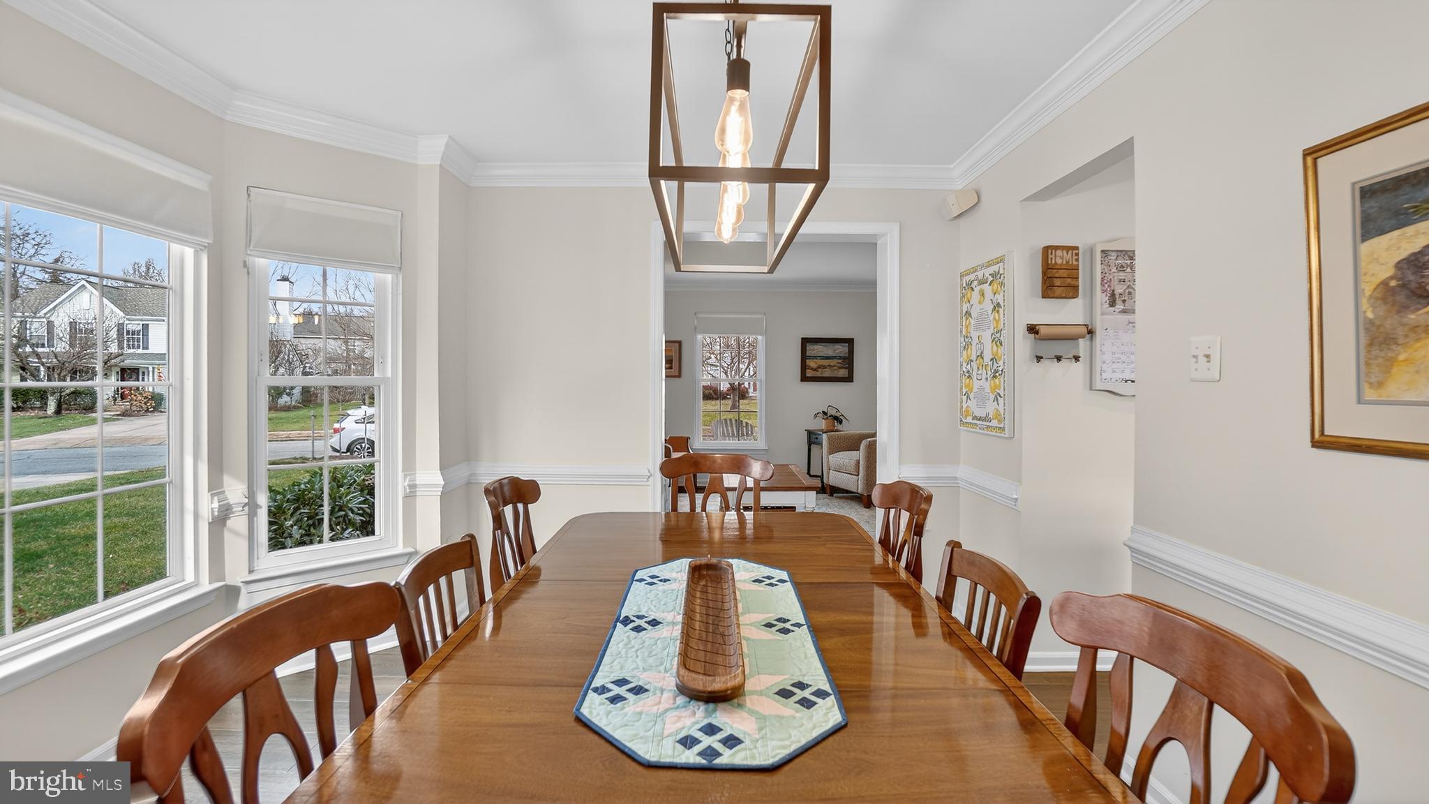 2709 Bains Court Crofton, MD 21114 - Photo 11 of 63 a view of a dining room with furniture window and outside view