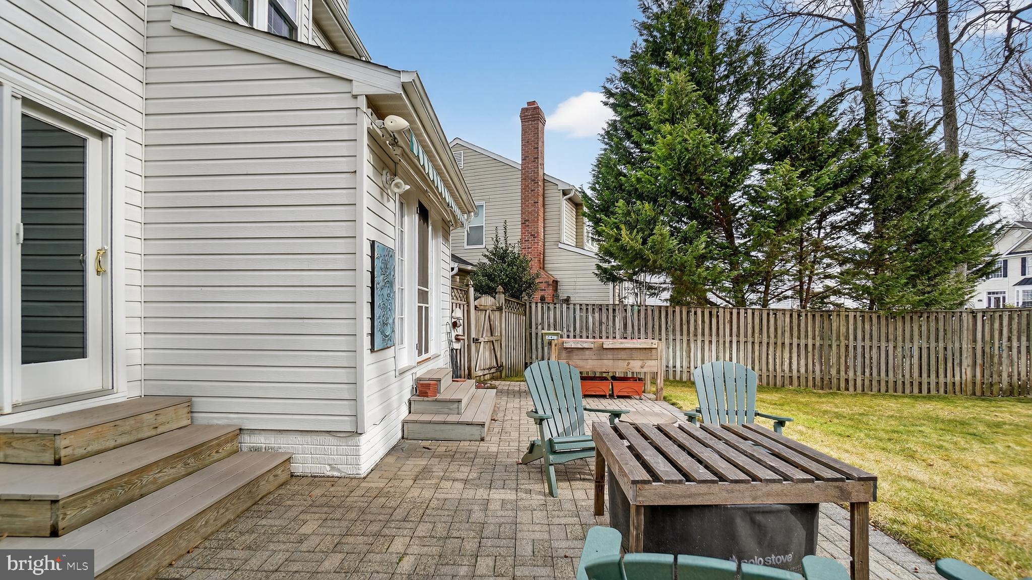 2709 Bains Court Crofton, MD 21114 - Photo 47 of 63 a view of balcony with two chairs and a potted plant