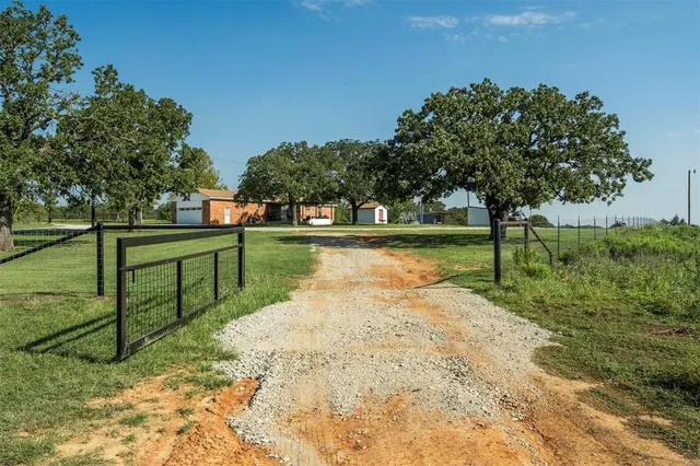 a view of a water with an outdoor space
